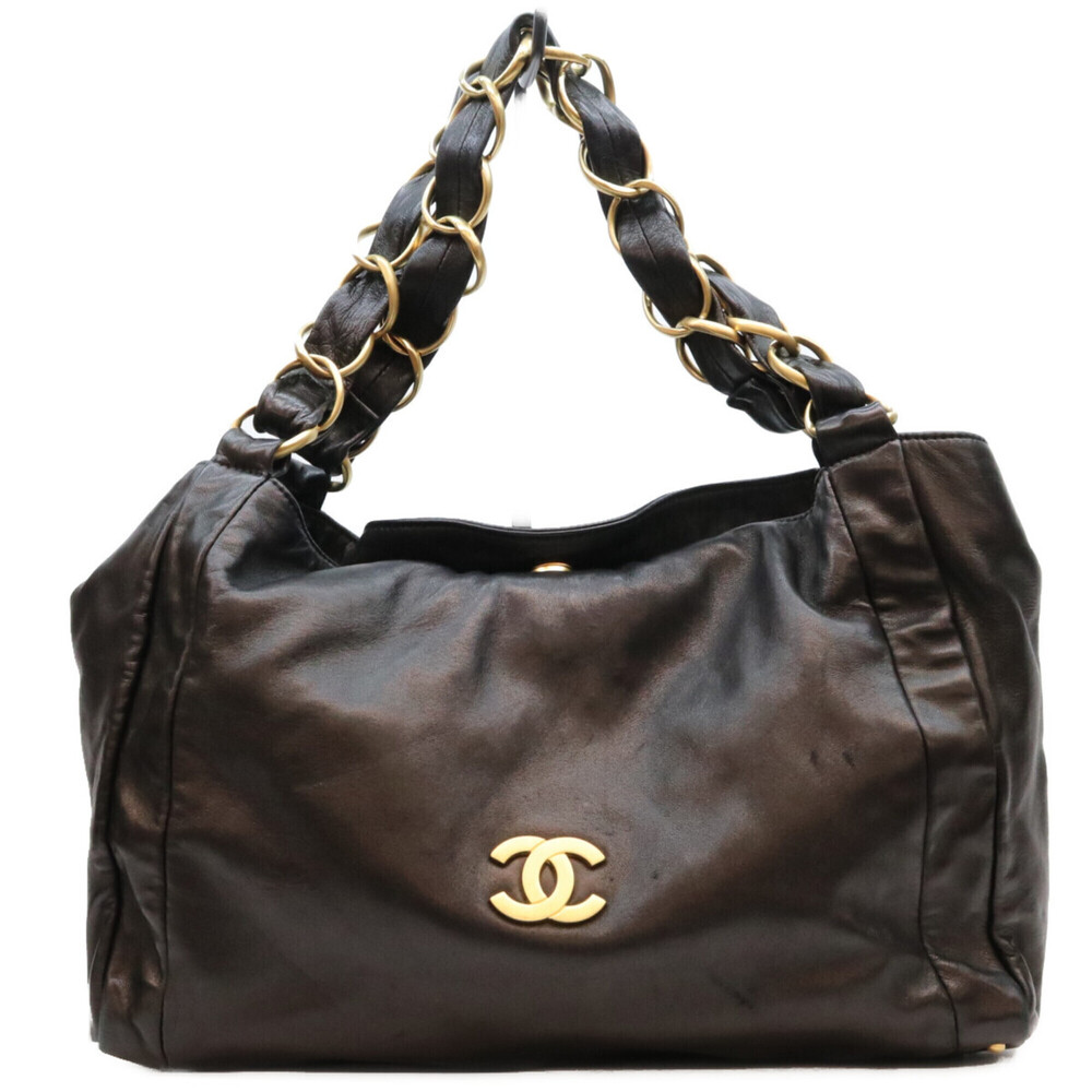 CHANEL Olsen Small Hobo Bag Shoulder Bag, Black with Gold Hardware, Lambskin ... - Picture 1 of 10